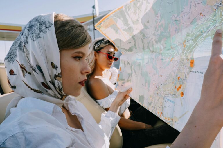 wanita sulit baca map