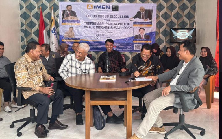 Forum Discussion Grup : Reformasi Politik Penguatan Sistem Kaderisasi Partai di Studio DPP AsMEN Bekasi (Cek Faktanya)