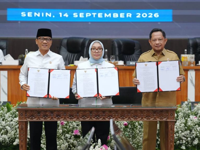 Teken SKB Ruang Bersama Indonesia, Mendagri: Perkuat Pemberdayaan Perempuan dan Perlindungan Anak di Daerah (Cek Faktanya)